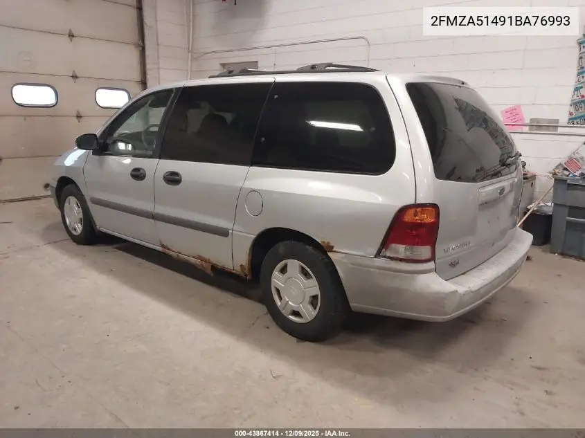 2FMZA51491BA76993 2001 Ford Windstar Lx
