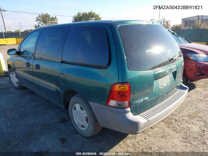 2FMZA50432BB91821 2002 Ford Windstar Lx