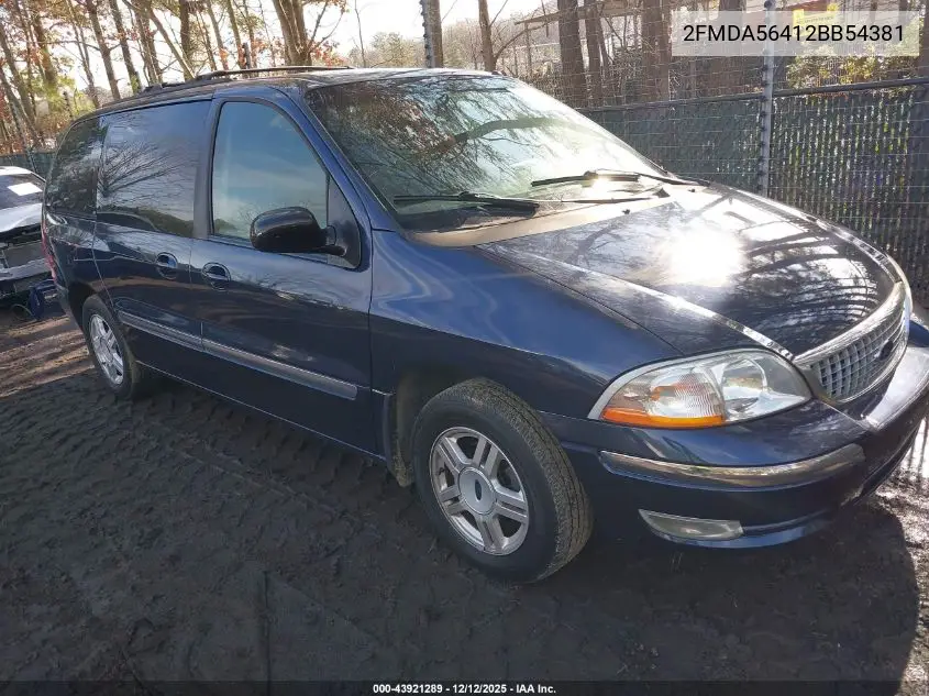 2FMDA56412BB54381 2002 Ford Windstar Sel