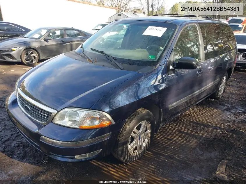 2FMDA56412BB54381 2002 Ford Windstar Sel