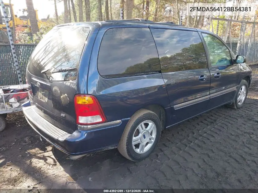 2FMDA56412BB54381 2002 Ford Windstar Sel