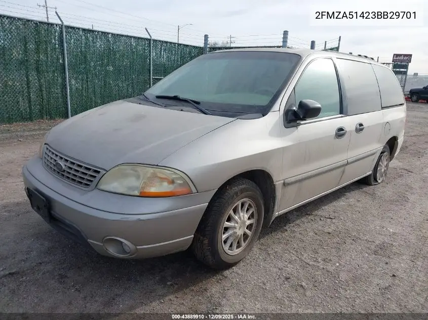 2FMZA51423BB29701 2003 Ford Windstar Lx
