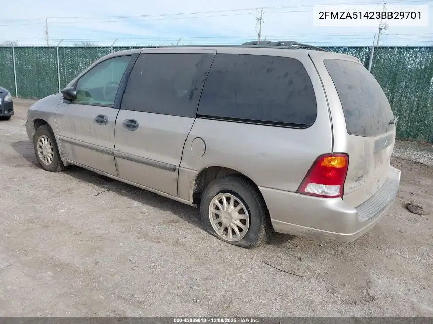 2FMZA51423BB29701 2003 Ford Windstar Lx