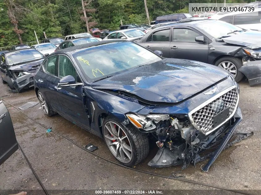 KMTG74LE9LU046739 2020 Genesis G70 3.3T Awd