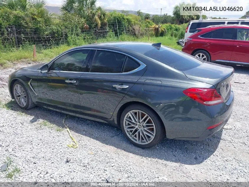 KMTG34LA5LU046620 2020 Genesis G70 2.0T Rwd