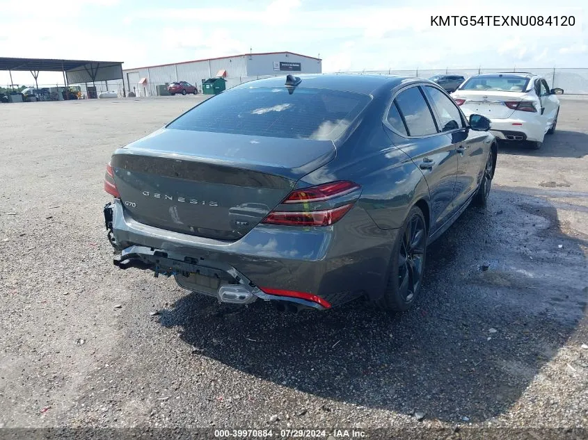 KMTG54TEXNU084120 2022 Genesis G70 3.3T Rwd