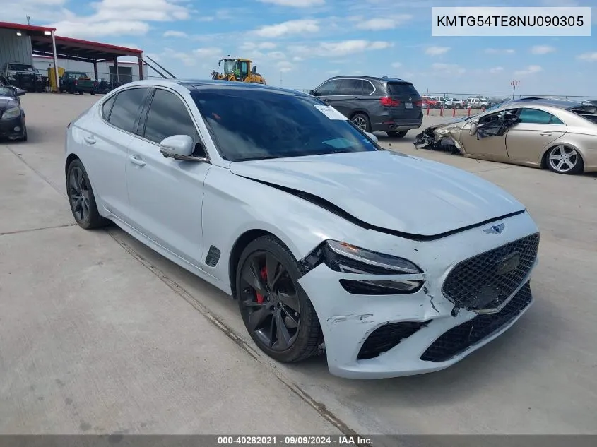 KMTG54TE8NU090305 2022 Genesis G70 3.3T Rwd