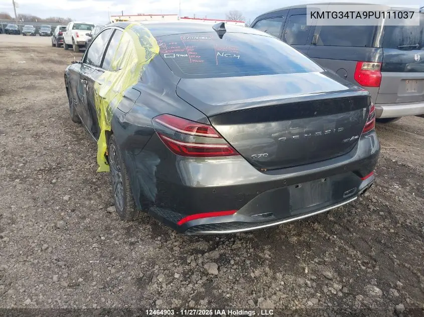 KMTG34TA9PU111037 2023 Genesis G70