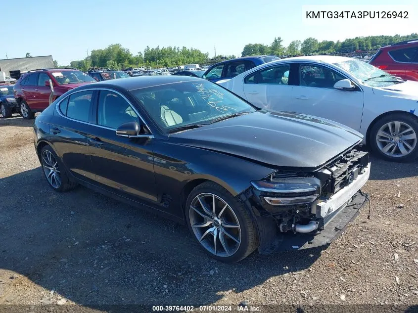 KMTG34TA3PU126942 2023 Genesis G70 2.0T Awd