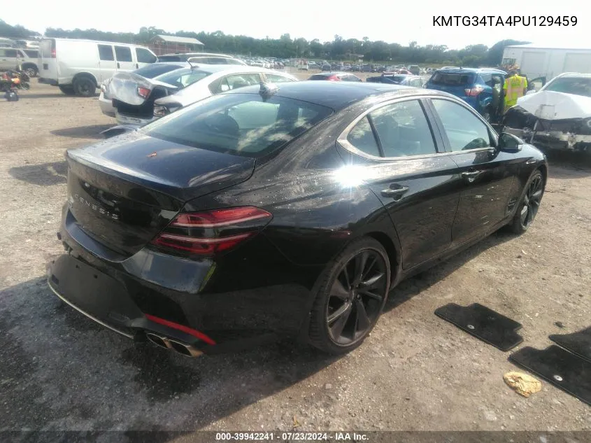 KMTG34TA4PU129459 2023 Genesis G70 2.0T Rwd