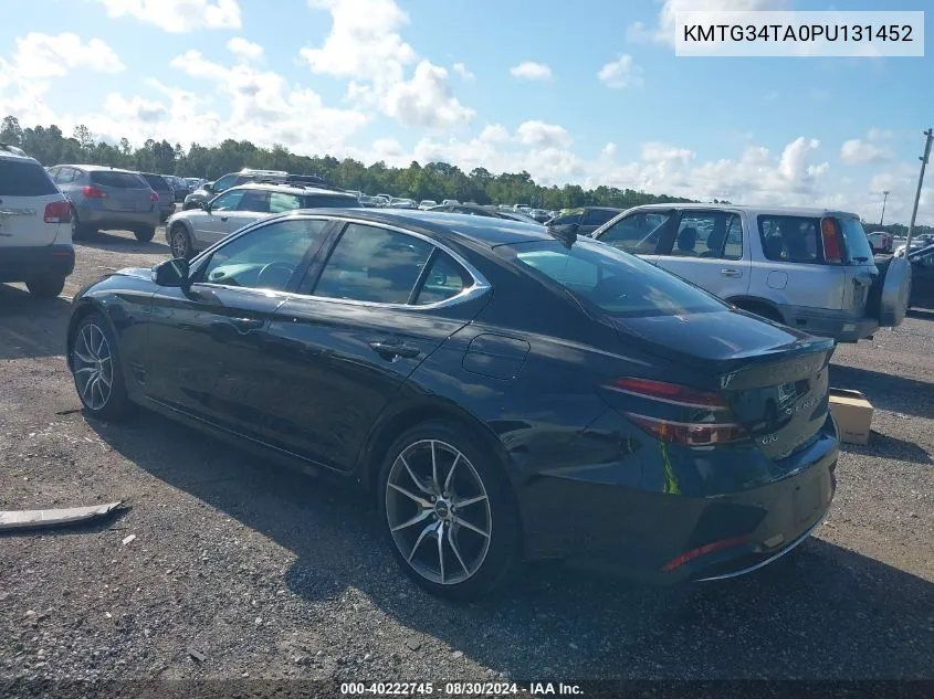 KMTG34TA0PU131452 2023 Genesis G70 2.0T Awd