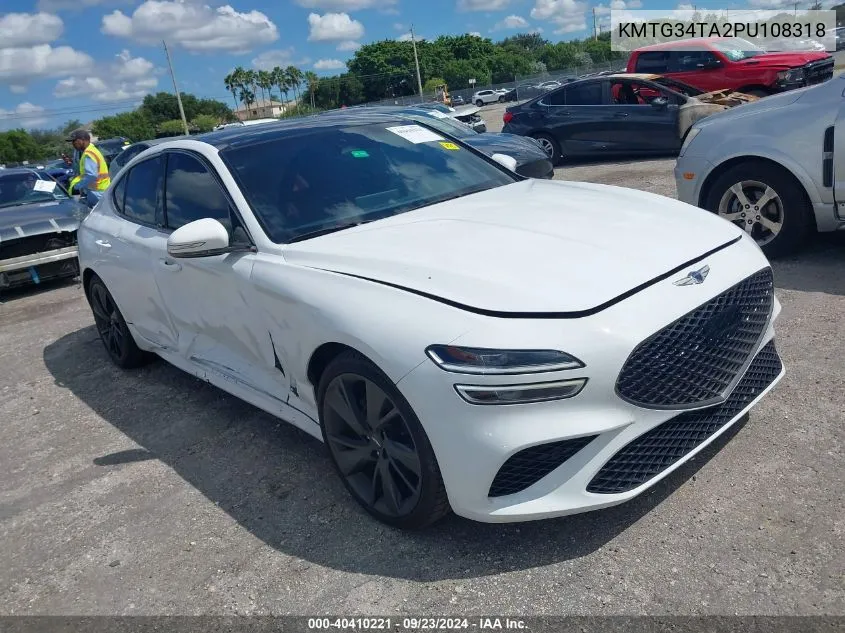 KMTG34TA2PU108318 2023 Genesis G70 2.0T Rwd