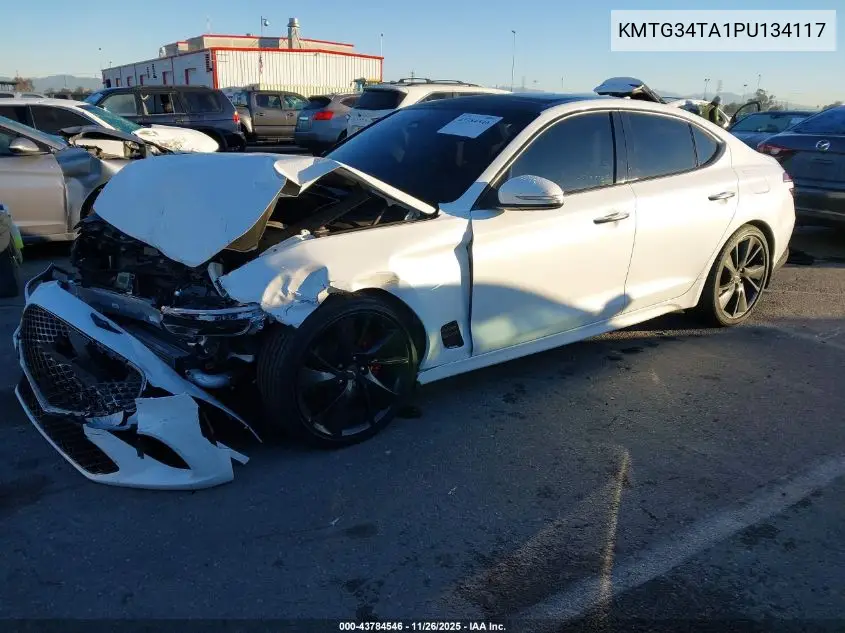 KMTG34TA1PU134117 2023 Genesis G70 2.0T Awd