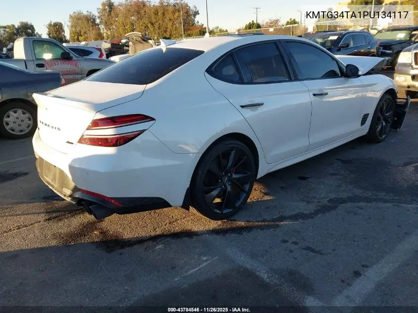 KMTG34TA1PU134117 2023 Genesis G70 2.0T Awd