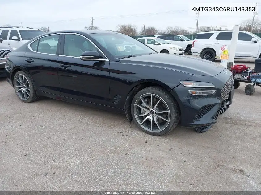 KMTG34SC6RU143353 2024 Genesis G70 2.5T Awd