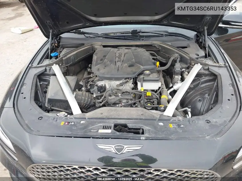 KMTG34SC6RU143353 2024 Genesis G70 2.5T Awd