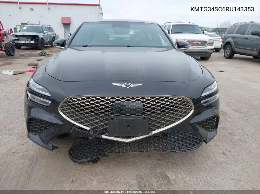 KMTG34SC6RU143353 2024 Genesis G70 2.5T Awd