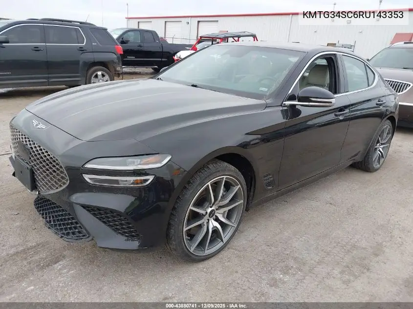 KMTG34SC6RU143353 2024 Genesis G70 2.5T Awd