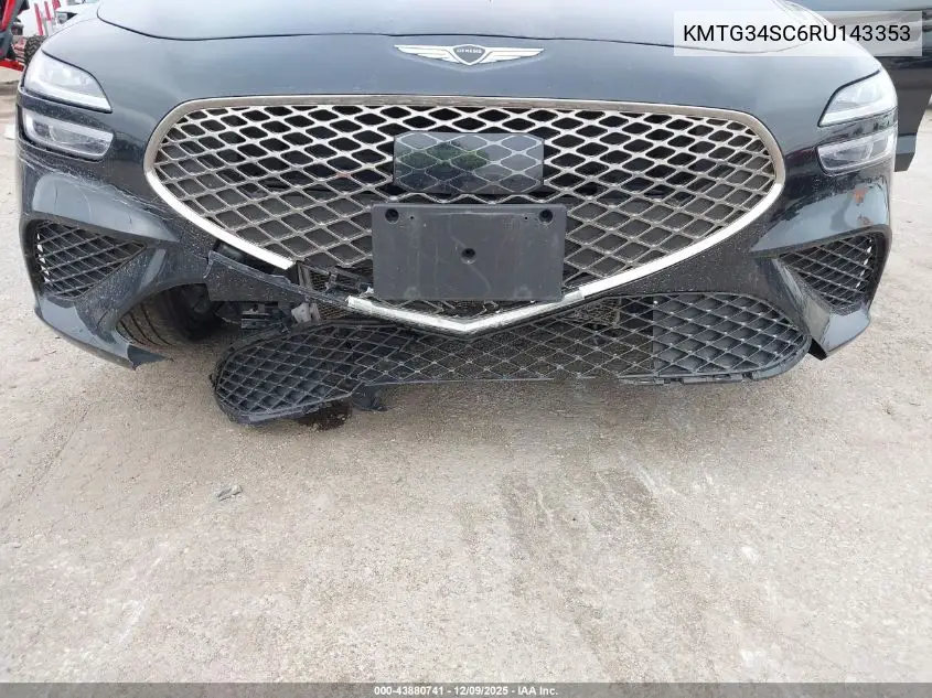 KMTG34SC6RU143353 2024 Genesis G70 2.5T Awd