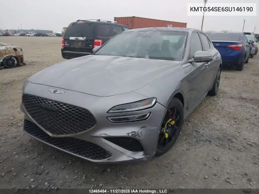 KMTG54SE6SU146190 2025 Genesis G70 3.3T Sport Awd
