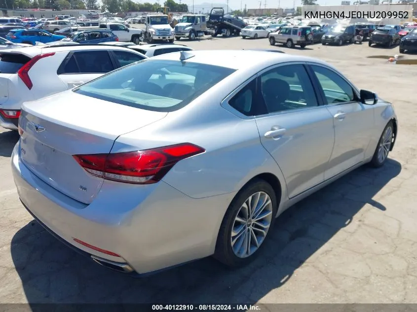 KMHGN4JE0HU209952 2017 Genesis G80 3.8