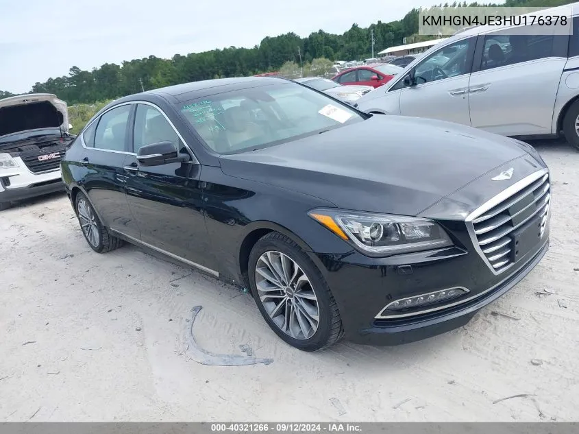 KMHGN4JE3HU176378 2017 Genesis G80 3.8