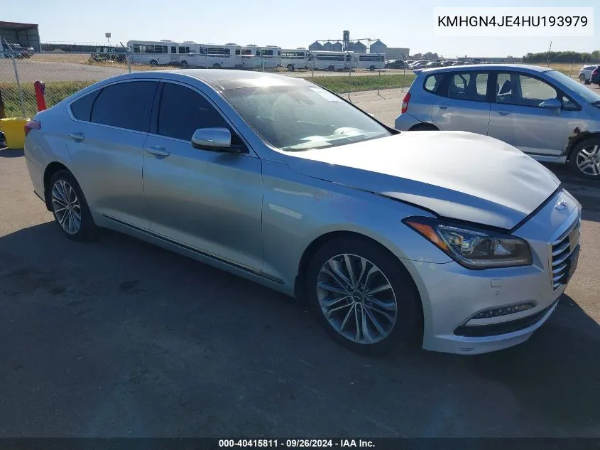 KMHGN4JE4HU193979 2017 Genesis G80 3.8