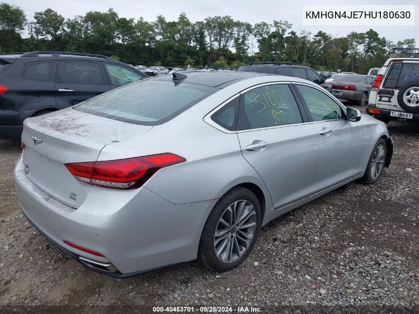 KMHGN4JE7HU180630 2017 Genesis G80 3.8