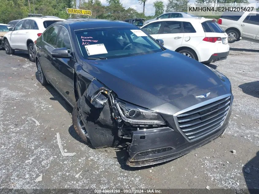 KMHGN4JE2HU205627 2017 Genesis G80 3.8