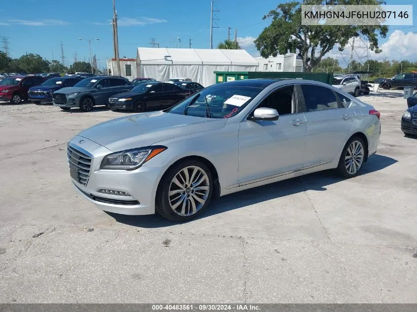 KMHGN4JF6HU207146 2017 Genesis G80 5.0 Ultimate