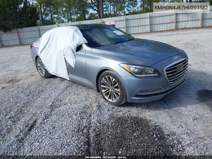 KMHGN4JE7HU203582 2017 Genesis G80 3.8