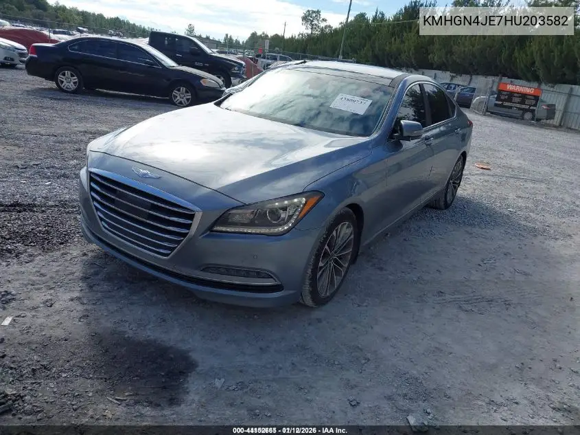 KMHGN4JE7HU203582 2017 Genesis G80 3.8