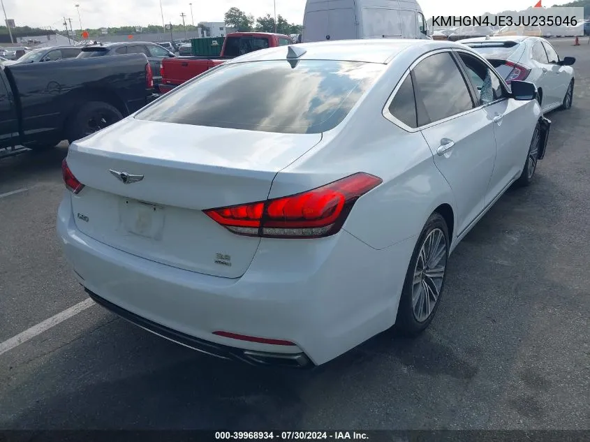 KMHGN4JE3JU235046 2018 Genesis G80 3.8