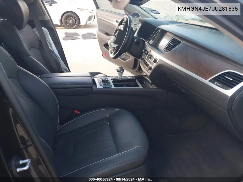 KMHGN4JE7JU281835 2018 Genesis G80 3.8