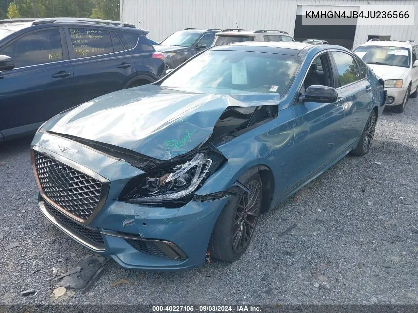 KMHGN4JB4JU236566 2018 Genesis G80 3.3T Sport