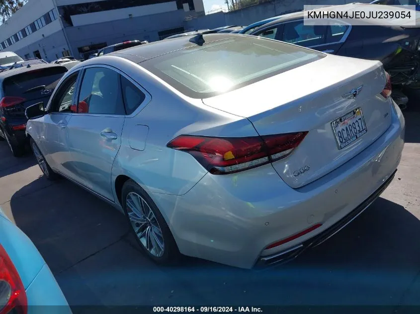 KMHGN4JE0JU239054 2018 Genesis G80 3.8