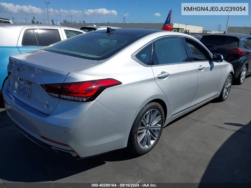 KMHGN4JE0JU239054 2018 Genesis G80 3.8