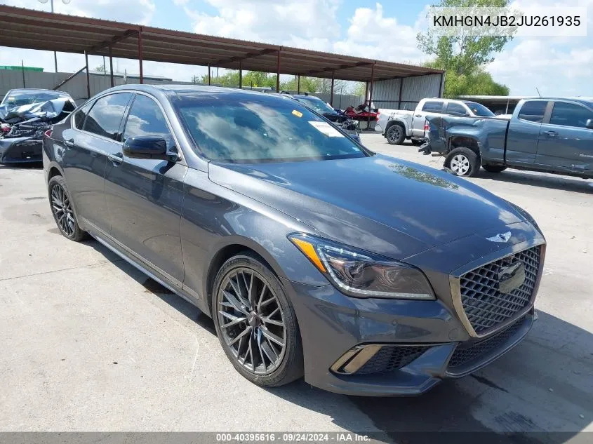 KMHGN4JB2JU261935 2018 Genesis G80 3.3T Sport