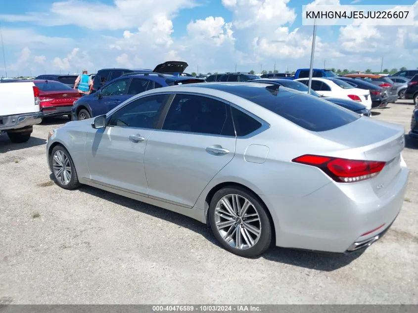 KMHGN4JE5JU226607 2018 Genesis G80 3.8