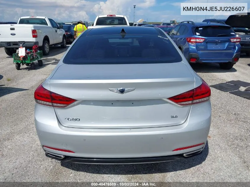 KMHGN4JE5JU226607 2018 Genesis G80 3.8