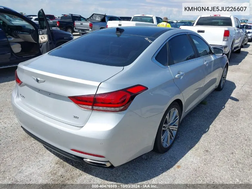 KMHGN4JE5JU226607 2018 Genesis G80 3.8