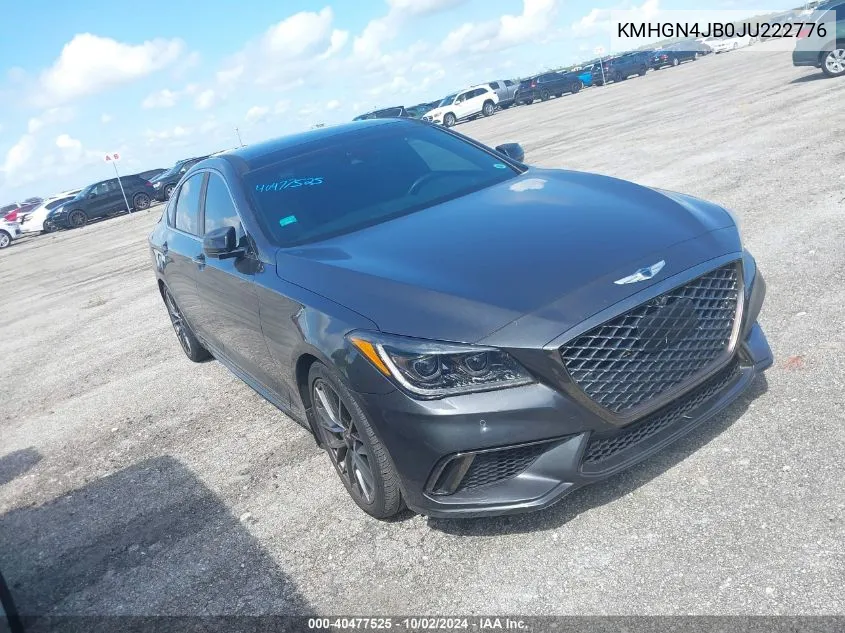 KMHGN4JB0JU222776 2018 Genesis G80 3.3T Sport