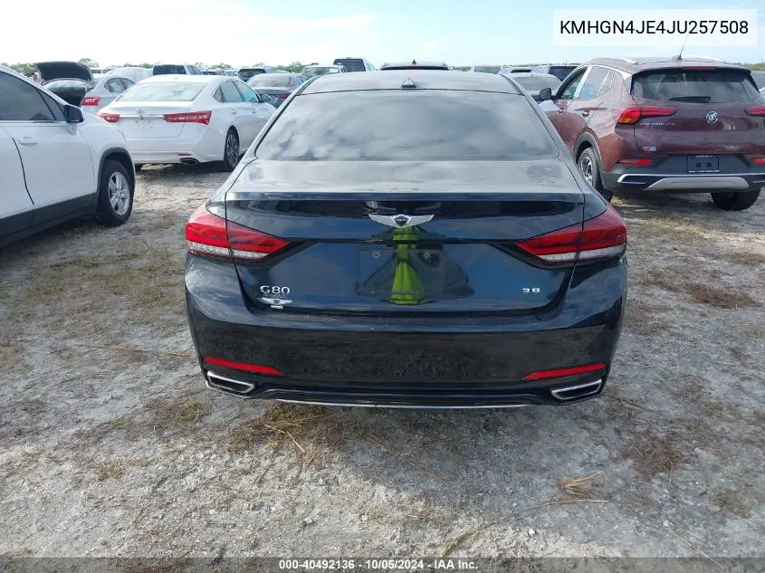 KMHGN4JE4JU257508 2018 Genesis G80 Premium/Ultimate