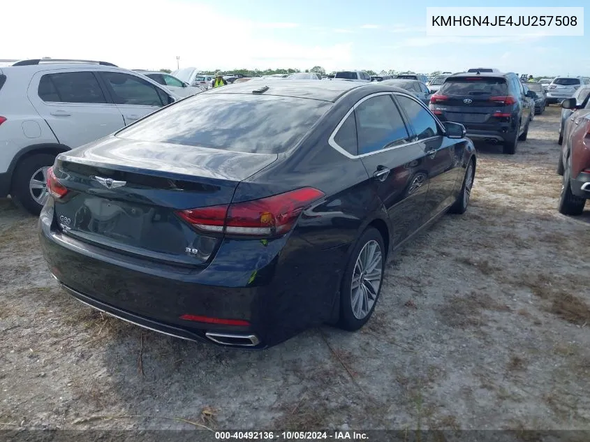 KMHGN4JE4JU257508 2018 Genesis G80 Premium/Ultimate