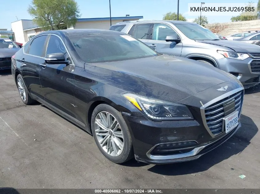 KMHGN4JE5JU269585 2018 Genesis G80 3.8