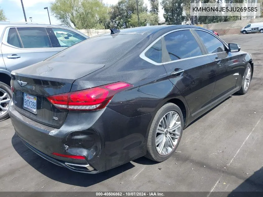 KMHGN4JE5JU269585 2018 Genesis G80 3.8