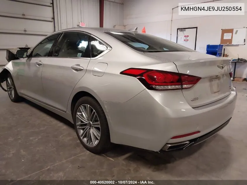 KMHGN4JE9JU250554 2018 Genesis G80 3.8