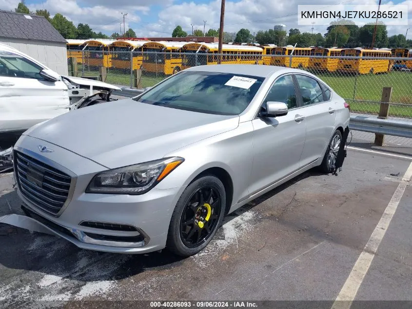 KMHGN4JE7KU286521 2019 Genesis G80 3.8