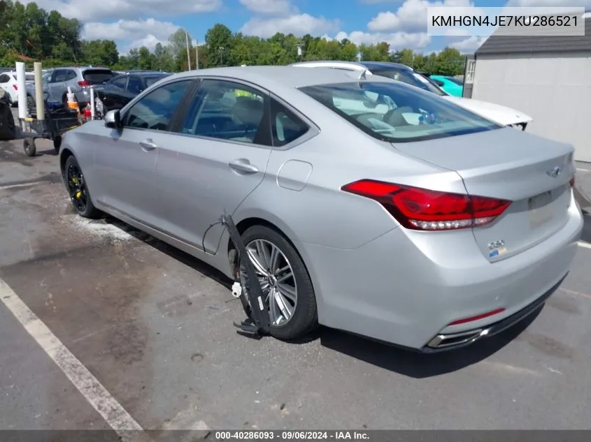 KMHGN4JE7KU286521 2019 Genesis G80 3.8