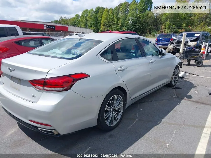 KMHGN4JE7KU286521 2019 Genesis G80 3.8